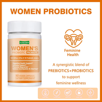 Capsules de probiotiques premium pour femmes avec prébiotiques à la canneberge, 18 souches pour la santé digestive, immunitaire et féminine