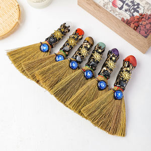 Venta al por Mayor <span class=keywords><strong>de</strong></span> Piedras <span class=keywords><strong>de</strong></span> Cristal Natural Pulido, 12 Signos del Zodíaco, Escoba Mágica, Adorno, Sanación, Reiki, Colección, Decoración - Product Image 3