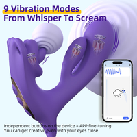 Vibrateur portable 3-en-1 OEM avec rotation et vibration via application, stimulateur du point G, jouet sexuel pour femmes, masturbation, jouet sexuel pour adultes