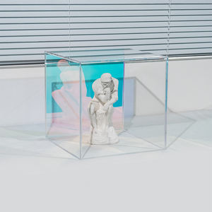 Caja acrílica de color fantasma, decoración de montaje de escritorio, caja de exhibición publicitaria para transportar objetos - Product Image 5