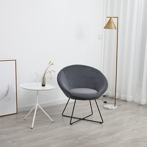 Muebles para el hogar, sala de estar, dormitorio u Hotel, silla moderna de <span class=keywords><strong>huevo</strong></span> de un solo asiento, sillón colgante de tela de terciopelo, sillón de ocio - Product Image 2
