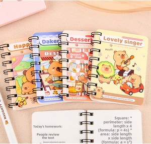 Carnet à spirale créatif Kappi bala A1122, motif dessin animé, portable, mignon, pour étudiant, bloc-notes vierge, cadeau, vente en gros - Product Image 6