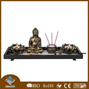 Bougeoir plat LED décoratif bouddhisme - Product Image 1