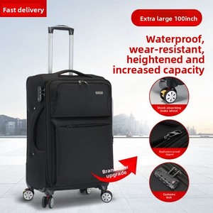 Unisex Durable Large Capacity 28-inch Oxford Cloth Hard Shell Spinner <strong>Luggage</strong> Universal <strong>Wheels</strong> <strong>Soft</strong> Handle Password Suitcase - Product Image 3