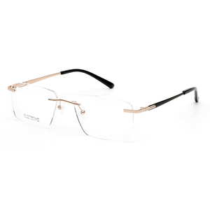 Titan không khung siêu nhẹ kinh doanh kính quang học người đàn ông phụ nữ cổ điển phong cách sang trọng người đàn ông kính - Product Image 1