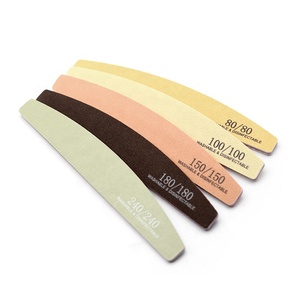 Wholesale Professional Custom Double-Sided Nail Files 100 180 Grit Emery Board Manicure Pedicure Art Tools Nail File