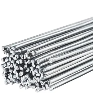 10pcs baguettes de soudage en aluminium à noyau de flux tiges de brasage en aluminium à basse température Solution tiges à noyau de flux de soudage (1/16 ''x 13'')