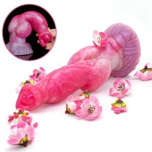 FAAK - Bolas Anales de Silicona con Ventosa, Color Rojo, Nudo Grande, Dildo para Perros, Juguetes Sexuales para Mujeres, Hombres, Unisex, Productos Eróticos, Tapón Anal - Product Image 2