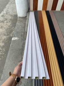 Waterproof Fireproof Fluted WPC <strong>Wall</strong> <strong>Panels</strong> for <strong>Interior</strong> Decorative <strong>Panel</strong> PVC <strong>Wall</strong> <strong>Cladding</strong> Louver <strong>Panels</strong> - Product Image 4