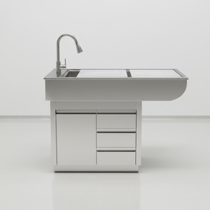 304ステンレス鋼製獣医手術解剖台、ペットケア用犬洗浄プール、ペット病院用廃棄物処理用バス - Product Image 1