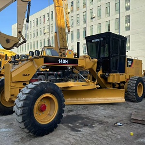 รถเกรดเดอร์มือสอง CAT 140H รุ่นปี 2020 แบบมีล้อ พร้อมห้องโดยสารปิด เครื่องยนต์ Caterpillar ระบบ PLC และเกียร์บ็อกซ์ สีเหลือง อุปกรณ์ก่อสร้าง - Product Image 1