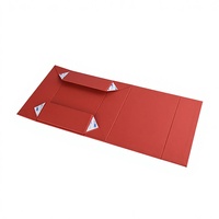 Boîtes d'emballage adhésives en kraft personnalisées, faciles à ouvrir, en carton, avec fermeture magnétique, pliables, avec ruban