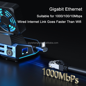 Có thể tháo rời 10 trong <span class=keywords><strong>1</strong></span> Hợp kim nhôm <span class=keywords><strong>USB</strong></span> Hub với fan hâm mộ cho ROG x sàn hơi nước NS chuyển đổi 2 Trò chơi giao diện điều khiển Docking Station với SSD khe cắm - Product Image 2