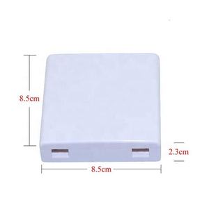 QD-APT розетка волоконно-оптическая коробка с <span class=keywords><strong>2</strong></span> портами настенная розетка для настольного компьютера ABS волоконно-оптическая распределительная коробка - Product Image 2