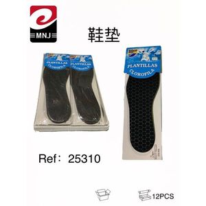 Plantillas Insoles Clorofila Black 12Pcs Pack For Men Women Shoe Comfort - Product Image 3