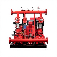 Pompe à eau diesel pour hydrant d'incendie, grande capacité, haute pression, 750 GPM, 12 bars, pompe jockey EDJ, personnalisée en usine