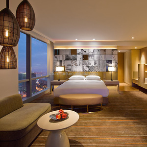 Juego de Muebles de Dormitorio de Hotel de Cinco Estrellas de Lujo, Muebles de Madera Sólida para Habitaciones King y Queen, Muebles de Hotel Personalizados - Product Image 2