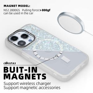 Funda Personalizada para Teléfono, Funda Magnética OEM con Carcasa Natural, Funda Protectora Antigolpes de TPU Mate para iPhone 16 15 14 13 Pro Max - Product Image 3