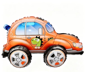 Nuevos Globos 3D de Autos, Globos de Vehículos de Dibujos Animados, Decoración de Cumpleaños con Temática de Carreras, Accesorios para Fiestas - Product Image 6