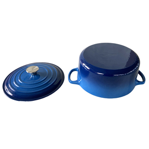 Vente en gros Marmite pour four hollandais en fonte Pots à revêtement émaillé en fonte <span class=keywords><strong>émaillée</strong></span> Casserole - Product Image 3