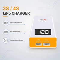Chargeur de batterie LiPo numérique HOTRC A400 40W 3A AC 100-240V pour batterie LiPo 3S 4S 11.1V 14.8V RC FPV Multirotor Quadcopter Drone