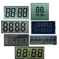 Kundenspezifisches TN-Positiv-Transflektiv-LCD mit 6-Uhr-Betrachtungswinkel, Segment-LCD mit 4 Ziffern, 12 PIN TN-Positiv-Segment-LCD-Panel