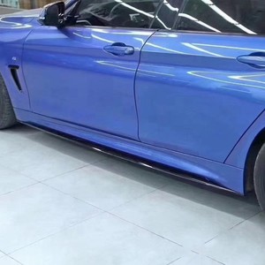 Pour BMW Série 4 F32 F33 F36 Bas de Caisse Amélioration MP Noir Brillant Motif Carbone Pièces de <span class=keywords><strong>Carrosserie</strong></span> <span class=keywords><strong>Auto</strong></span> - Product Image 4