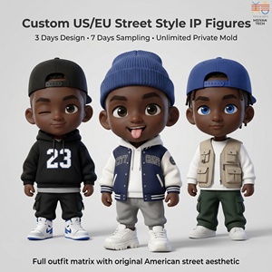 WEIYAN Statuette in Vinile Personalizzate, Figurine Collezionabili Hip-Hop, Giocattoli in Scatola Cieca Personalizzati, Regali per Fan e Blogger - Product Image 1