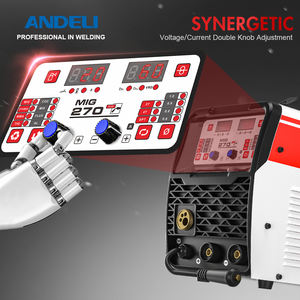 安德利厂家直销l MIG-270DLS 4合1 110V 220V多工艺协同铝焊机制造商 - Product Image 4