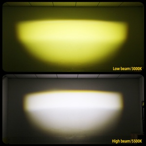 Factory Customized S01 Automotive 2 Color Led Projector Lens Spotlight High Low Beam Motor Fog Lens Auto Lamps Work Bulb Replace - Product Image 4