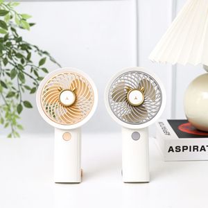 Portable <b>Mini</b> Fan Handheld Rechargeable Battery Operated DC Motor Quiet Cooling <b>Desk</b> Fan For Student Outdoor Use - Product Image 4