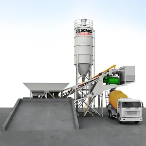 XCMG-planta mezcladora de hormigón HZS60, 60m3, planta móvil de hormigón a la venta