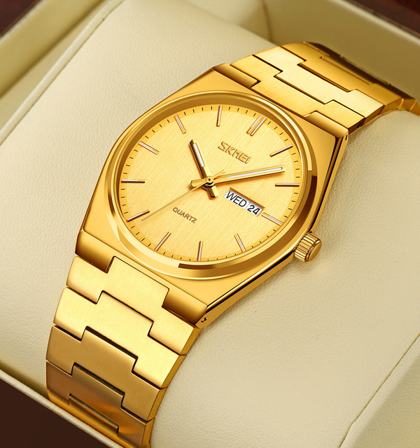 Hot Model OEM Customized Watches With LOGO Quartz Luxury Watch Gold Stainless Steel Waterproof Wholesale Watch From Guangzhou