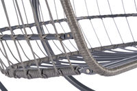 Grand hamac pour 2 personnes chaises à œufs suspendues chaise balançoire avec cadre pour intérieur et extérieur