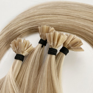 Extensions de cheveux vierges Ktip 2026 Qingdao, cuticules entièrement alignées, double tirage, pointe plate, trame simple, sans nœuds - Product Image 4