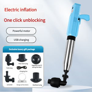 Áp lực cao không khí cống Blaster phòng tắm bồn rửa cống thoát nước làm tắc nghẽn Remover Công cụ thép carbon nhà vệ sinh pit tông - Product Image 3