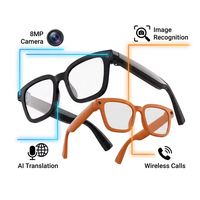 Gafas Inteligentes V03 Pro con IA, Cámara de 8 Megapíxeles, Ultraestabilización EIS, Grabación HD, Música Inalámbrica, Color Negro Mate