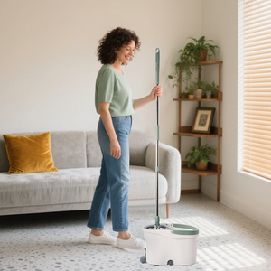 Bền Quay 360 Lau Và Xô Đặt Chân Bàn Đạp Lau Xô Với Máy Giặt Để Làm Sạch Sàn Hiệu Quả - Product Image 3