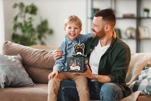 Caja de Regalo para el Dí<span class=keywords><strong>a</strong></span> del <span class=keywords><strong>Padre</strong></span>, para Regalo en Efectivo, Caja de Dinero Extraíble, Porta Dinero Sorpresa para <span class=keywords><strong>Padre</strong></span> - Negro - Product Image 3