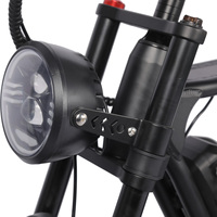Elektro velosiped Fat bike 20 pulgadas 48V 500W fatbike V8 señora bicicleta eléctrica bicicleta