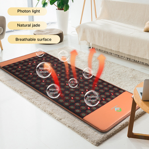 Fuerle New Arrival PEMF <strong>Mat</strong> Magnetic Therapy Far Infrared Heating <strong>Jade</strong> Tourmaline Stone <strong>Mat</strong> for Body Application - Product Image 4