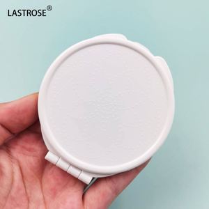 Round Compact <b>Mirror</b> Cosmetic Pink White <b>Small</b> Round <b>Mirrors</b> Double Sided Fold Portable Mini Pocket Vanity <b>Mirror</b> - Product Image 4