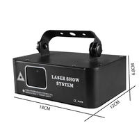 Système de lumière laser DMX512 pour scène, DJ, mini laser RGB 500MW pour discothèque, mariage, fête, karaoké