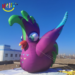 Mascotte de perroquet géant Modèle animal violet Modèle gonflable Oiseau de dessin animé - Product Image 2
