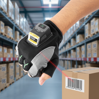 Escáner de Guante Portátil 2D Effon MS02 SE4107 con Sensor CMOS, NFC y Bluetooth, Escáner de Código de Barras Industrial IP65 para Logística