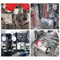 Machine d'emballage VFFS multi-têtes à pesage automatique haute précision pour sachets de thé, chips, bonbons gélifiés, petits bonbons, aliments et riz