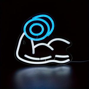 LED Neon manubrio graziosa insegna al Neon alimentata al Neon segni di luce notturna per palestra sala giochi segni soggiorno decorazione lampada - Product Image 2