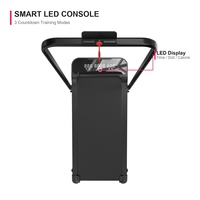 Caminadora Doméstica Resistente con Pantalla LED, Plegable, Multifuncional, Equipo de Ejercicio para Gimnasio en Casa