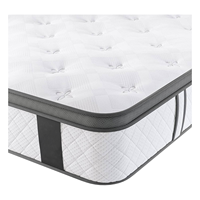 COSTFULL Umweltfreundliche Hybrid-Matratze Taschenfederkern Kingsize Roll-in-a-Box Komprimierbarer Gel-Memoryschaum für Hotel-Schlafzimmer