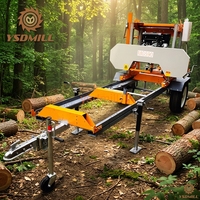 Scie à ruban horizontale portable YSDMILL pour la coupe du bois, machine à bois pour la construction, faible coût d'entretien, 380V, la meilleure
